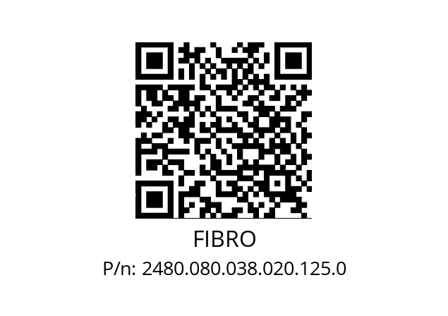   FIBRO 2480.080.038.020.125.0