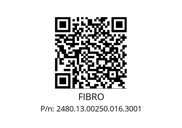   FIBRO 2480.13.00250.016.3001