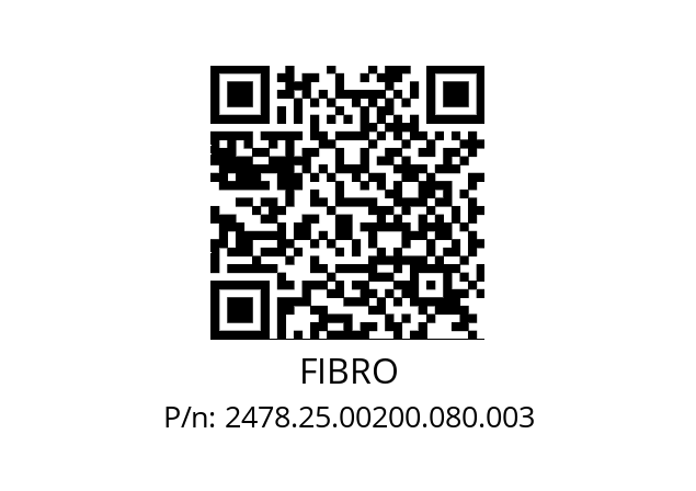   FIBRO 2478.25.00200.080.003