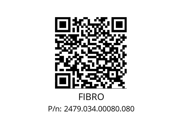   FIBRO 2479.034.00080.080