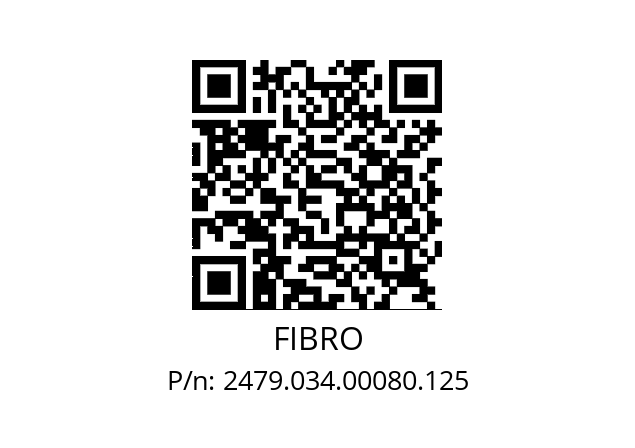   FIBRO 2479.034.00080.125