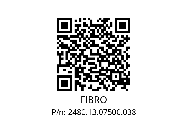   FIBRO 2480.13.07500.038