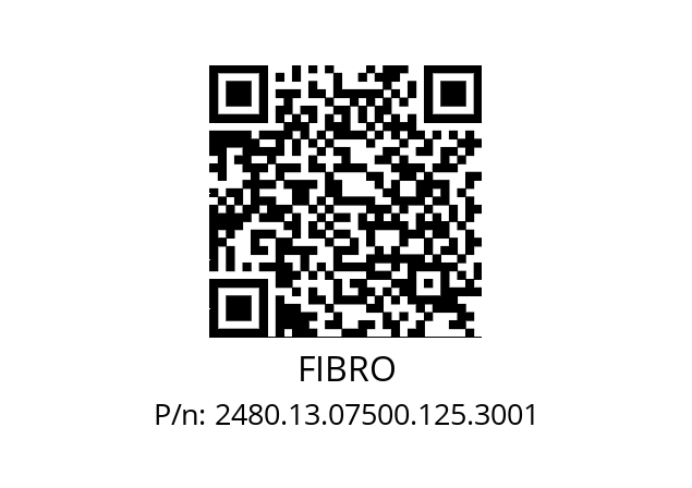   FIBRO 2480.13.07500.125.3001