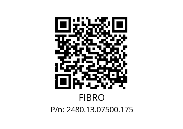   FIBRO 2480.13.07500.175