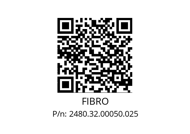   FIBRO 2480.32.00050.025