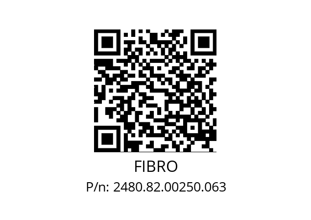   FIBRO 2480.82.00250.063