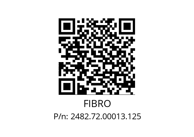   FIBRO 2482.72.00013.125