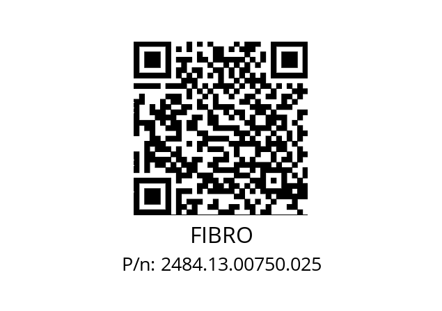   FIBRO 2484.13.00750.025