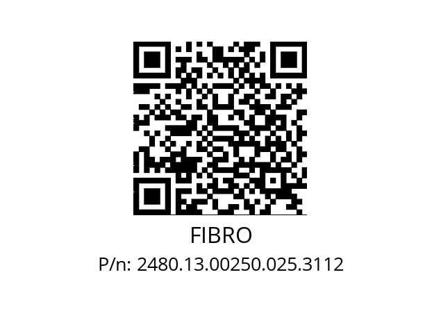   FIBRO 2480.13.00250.025.3112