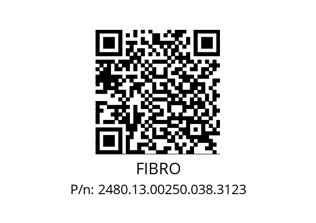   FIBRO 2480.13.00250.038.3123