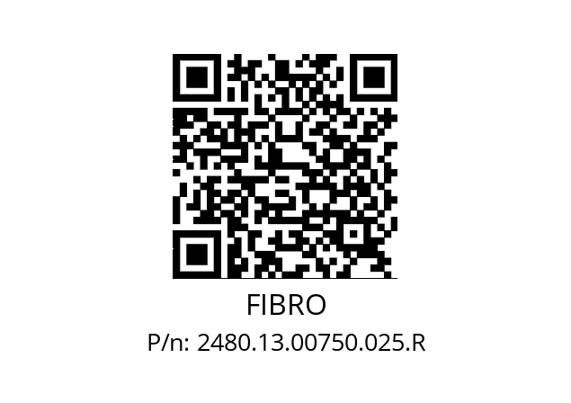   FIBRO 2480.13.00750.025.R