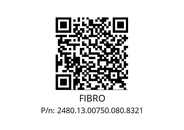   FIBRO 2480.13.00750.080.8321