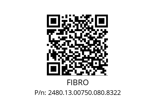   FIBRO 2480.13.00750.080.8322