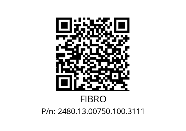   FIBRO 2480.13.00750.100.3111