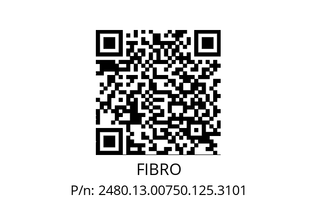   FIBRO 2480.13.00750.125.3101