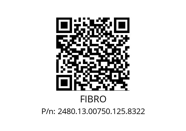   FIBRO 2480.13.00750.125.8322