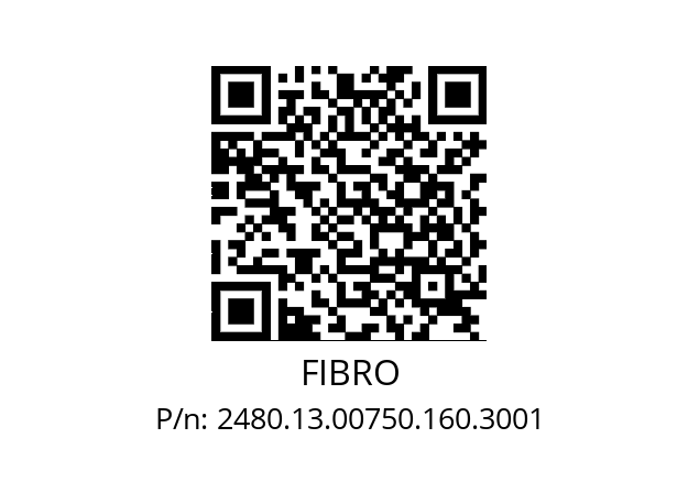   FIBRO 2480.13.00750.160.3001