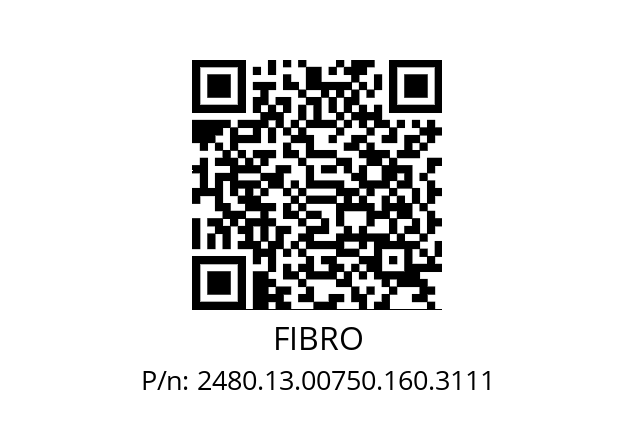   FIBRO 2480.13.00750.160.3111