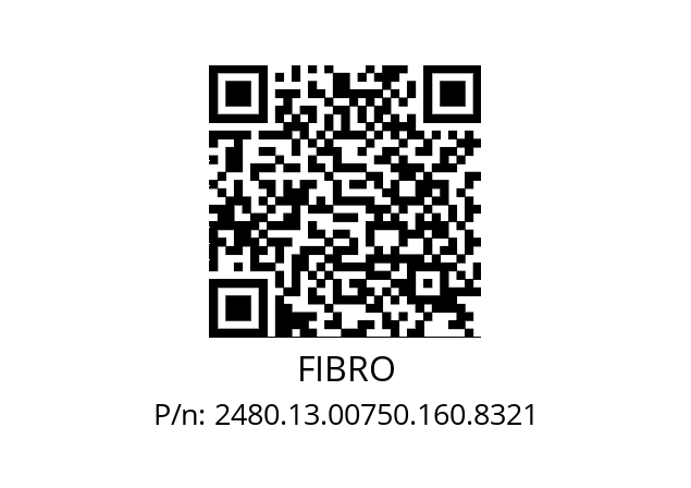   FIBRO 2480.13.00750.160.8321