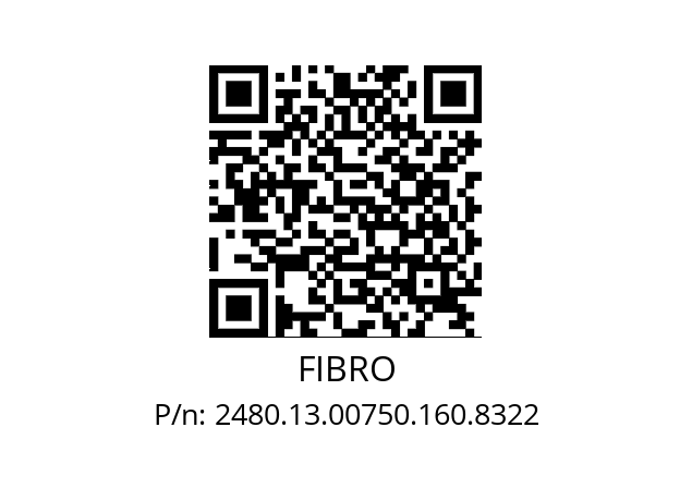   FIBRO 2480.13.00750.160.8322