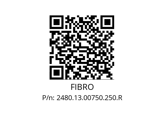   FIBRO 2480.13.00750.250.R