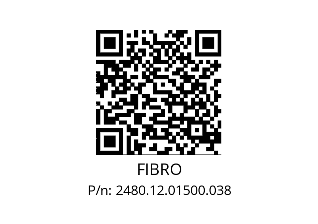   FIBRO 2480.12.01500.038