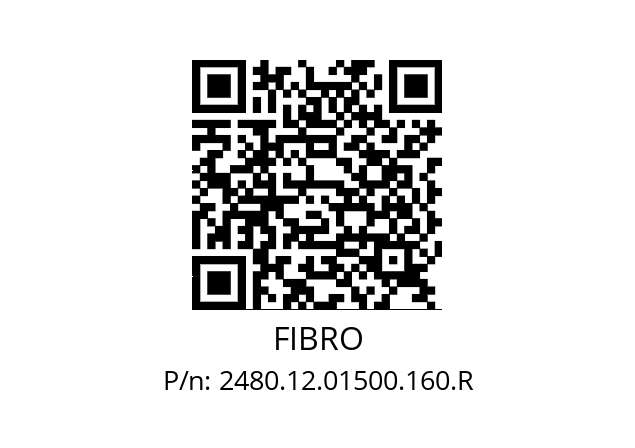   FIBRO 2480.12.01500.160.R