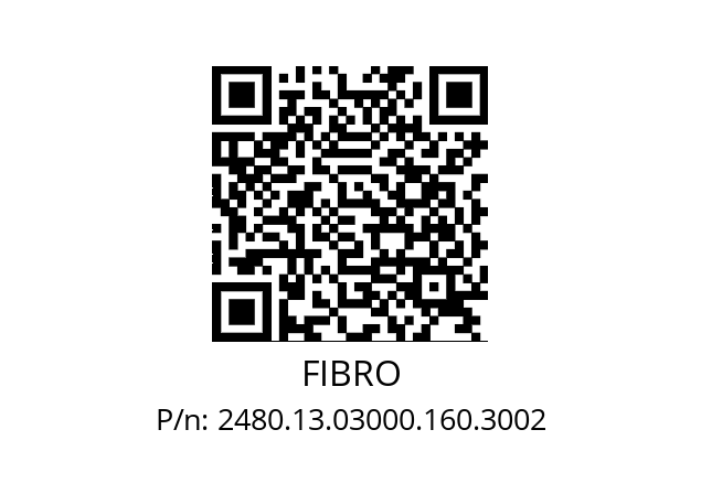   FIBRO 2480.13.03000.160.3002