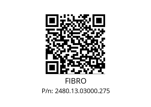   FIBRO 2480.13.03000.275