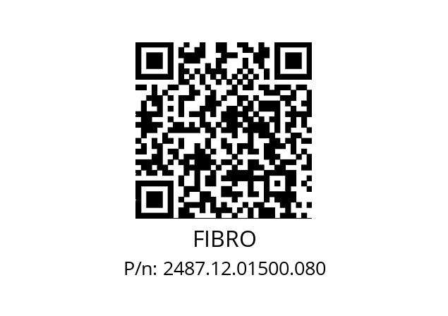   FIBRO 2487.12.01500.080