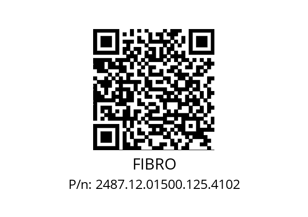   FIBRO 2487.12.01500.125.4102