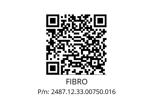   FIBRO 2487.12.33.00750.016