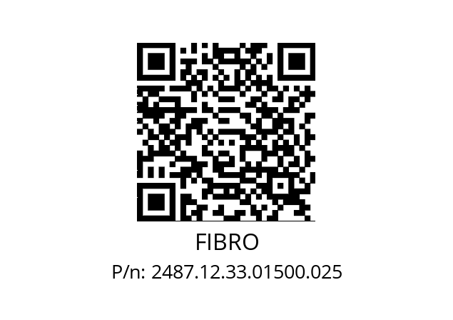   FIBRO 2487.12.33.01500.025