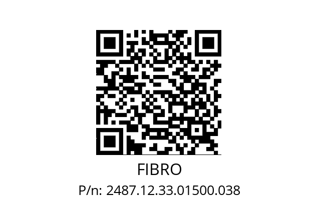   FIBRO 2487.12.33.01500.038