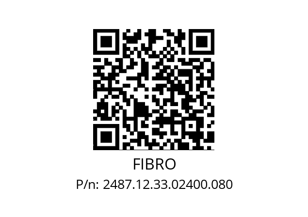   FIBRO 2487.12.33.02400.080