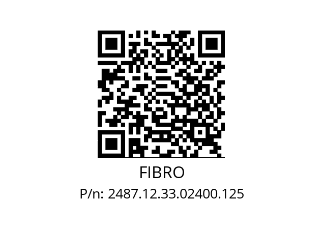   FIBRO 2487.12.33.02400.125