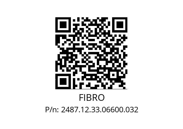   FIBRO 2487.12.33.06600.032