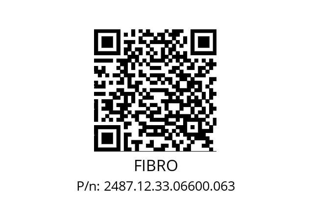   FIBRO 2487.12.33.06600.063