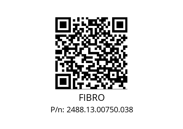   FIBRO 2488.13.00750.038