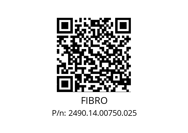   FIBRO 2490.14.00750.025