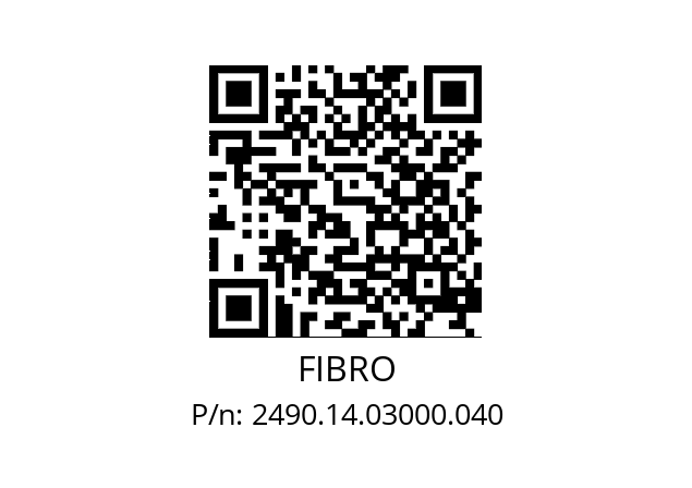   FIBRO 2490.14.03000.040