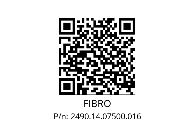   FIBRO 2490.14.07500.016