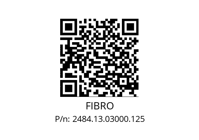   FIBRO 2484.13.03000.125