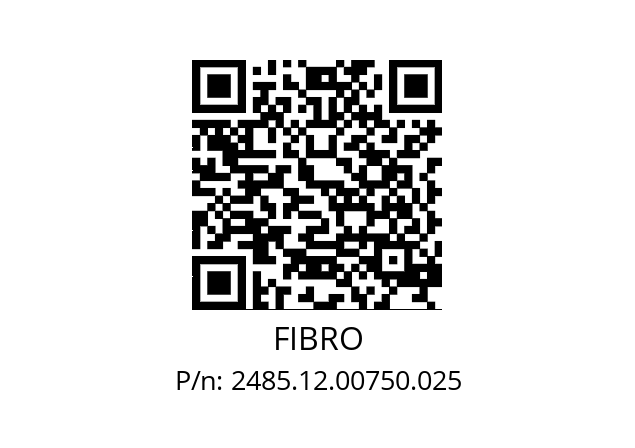   FIBRO 2485.12.00750.025