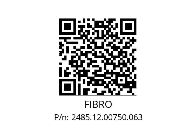   FIBRO 2485.12.00750.063