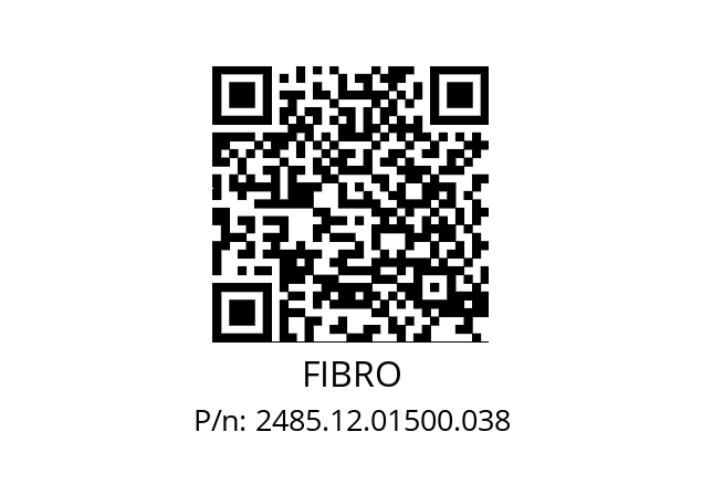   FIBRO 2485.12.01500.038