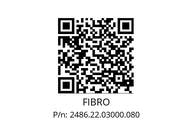   FIBRO 2486.22.03000.080