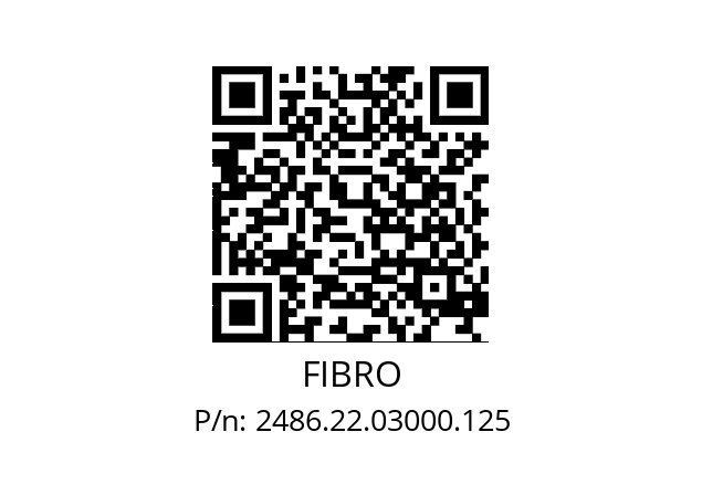   FIBRO 2486.22.03000.125