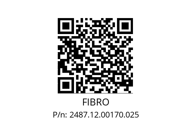   FIBRO 2487.12.00170.025