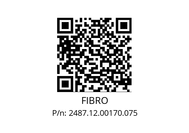   FIBRO 2487.12.00170.075